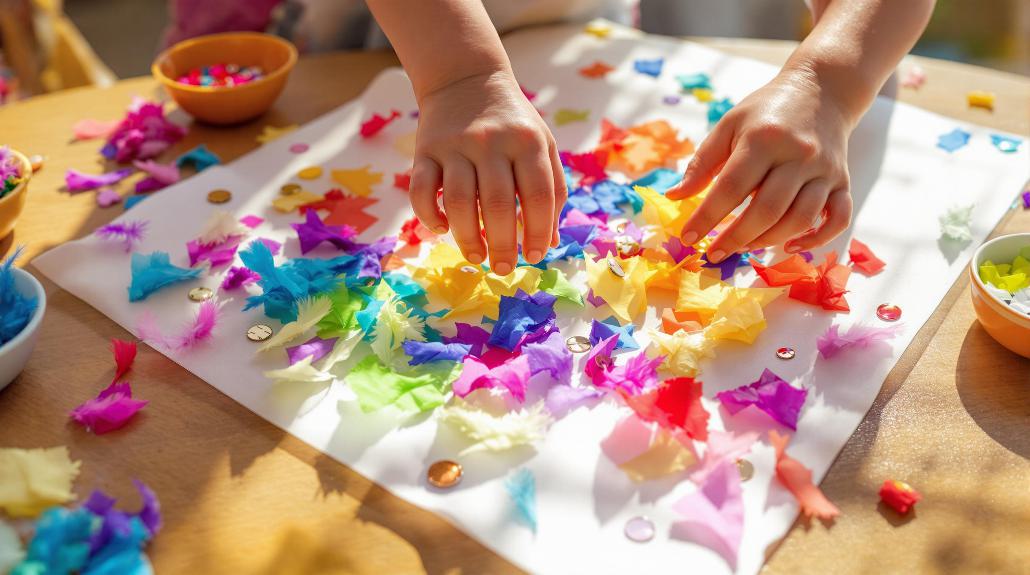 adhesive art creation project
