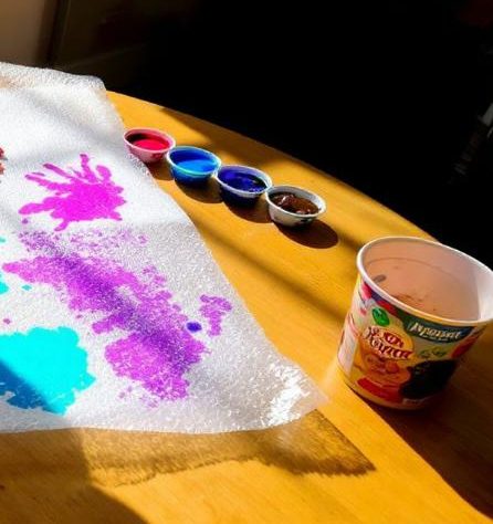 creative bubble wrap art