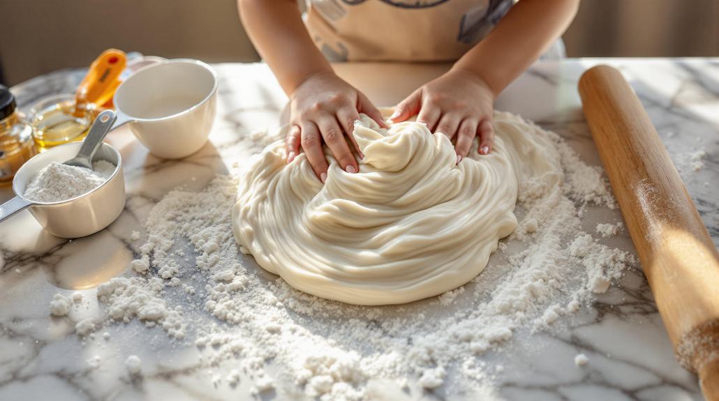 homemade fluffy sensory play