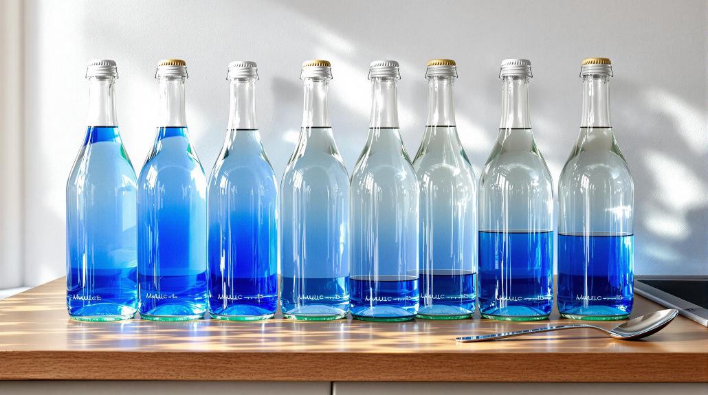 musical sounds from bottles