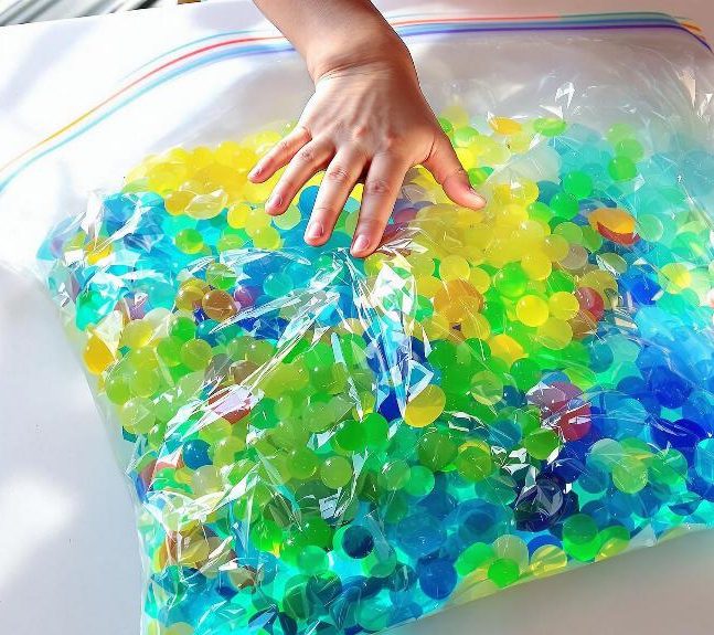 sensory play water bags sensory play water bags