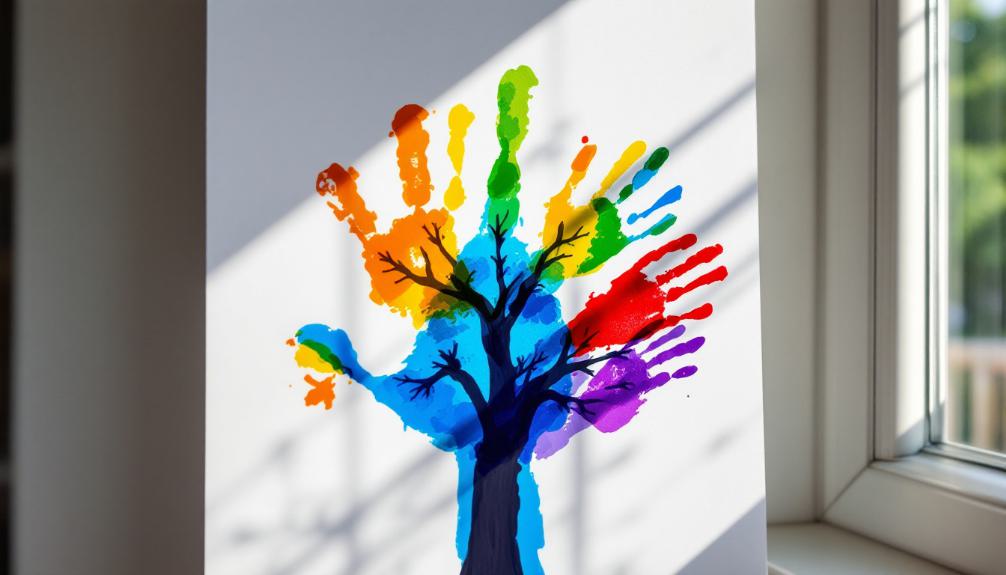 vibrant colorful nature art