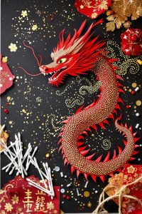 creative dragon cotton swabs