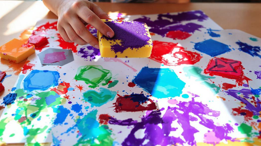 creative sponge art projects