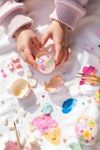 colorful decorative egg art