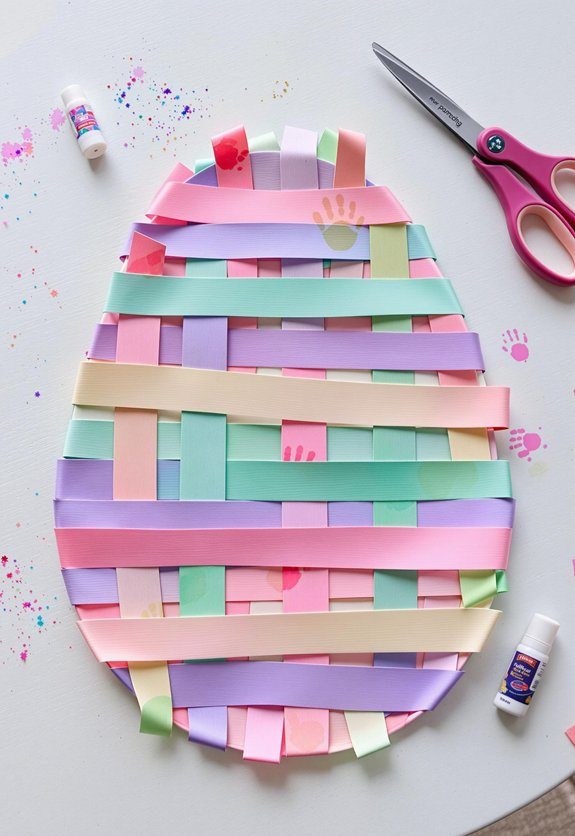 crafted decorative easter eggs