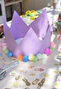 easter crown craft activity