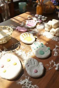 easter decorations using salt dough