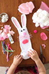 sock bunny crafting guide
